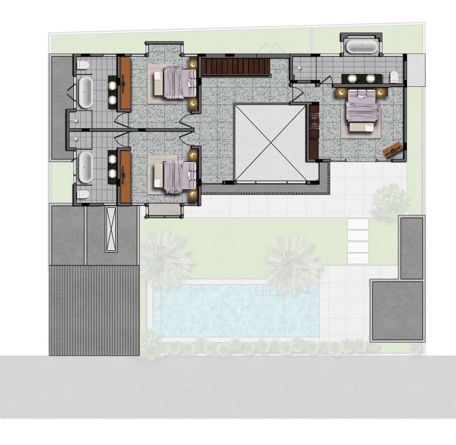 Villa Como Close To Finns Beach Club Kuta  Exterior photo
